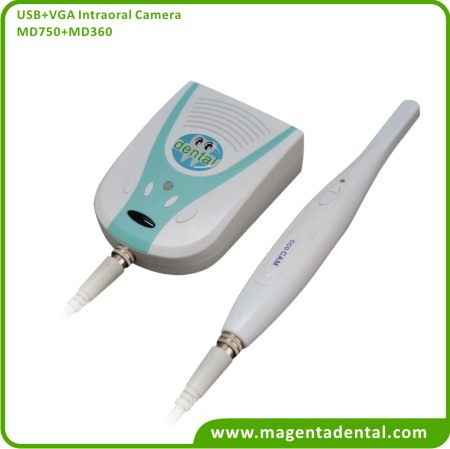 MD750+MD360[Wired] VGA+USB CCD dental oral camera